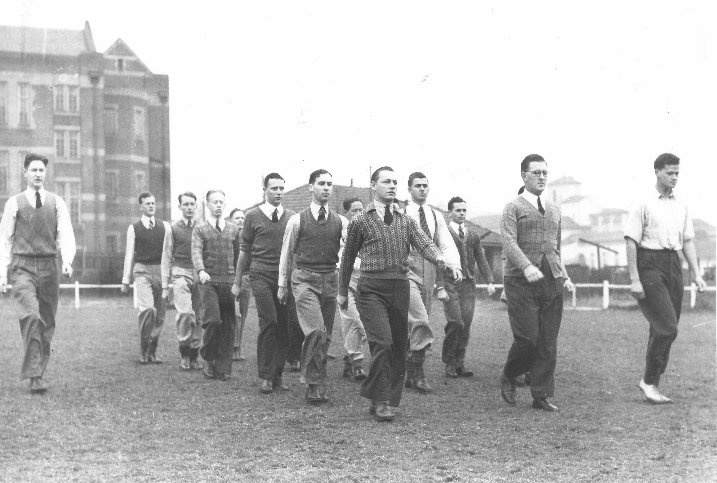 STUDENT VOLUNTARY TRAINING CORPS MARCHING