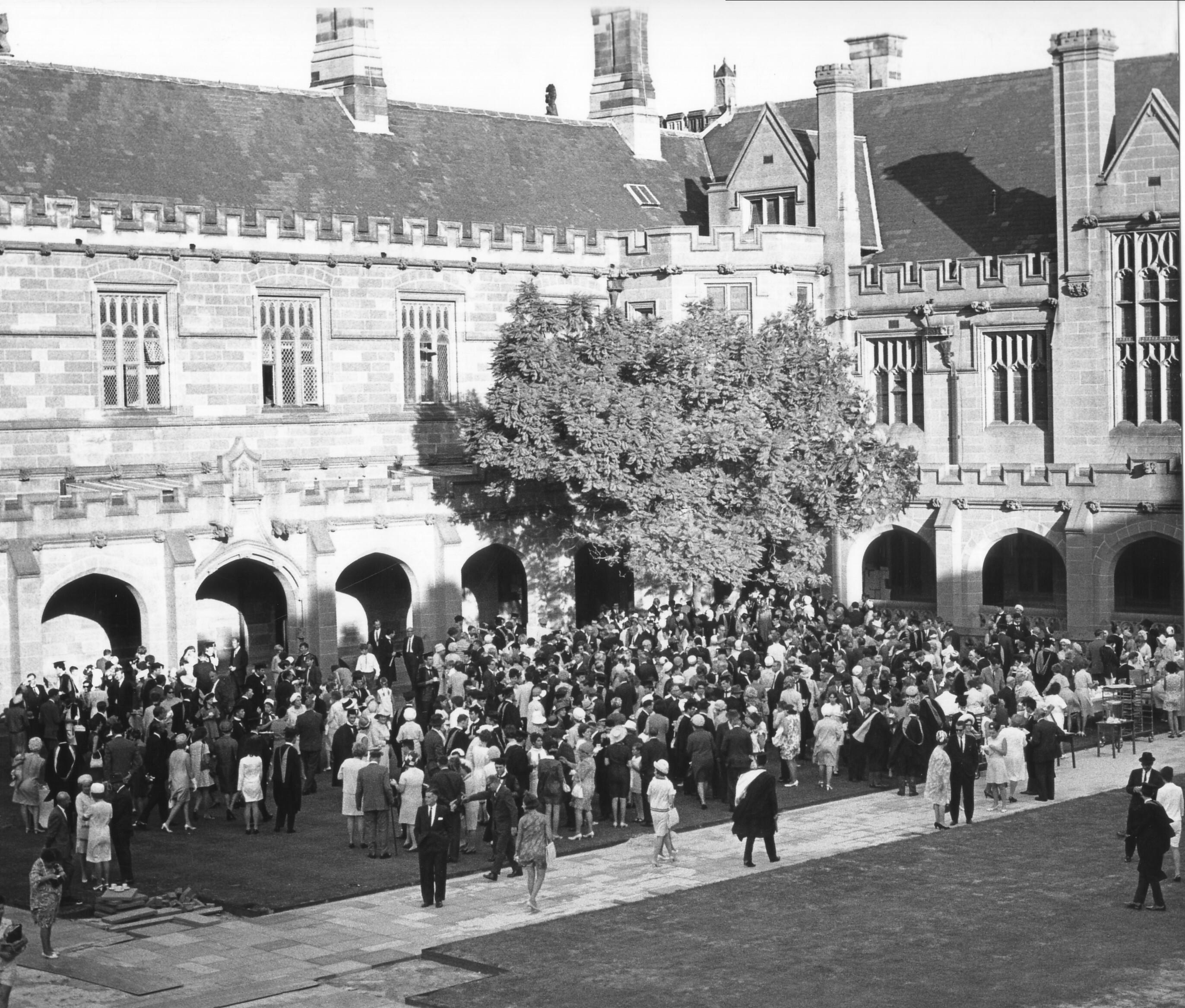 PHOTOGRAPHS OF THE VISIT OF THE GOVERNOR OF NSW, SIR RODEN CUTLER, FOR GRADUATION CEREMONY