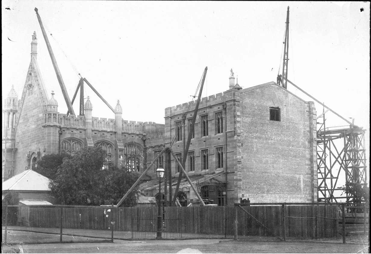 MACLAURIN HALL UNDER CONSTRUCTION